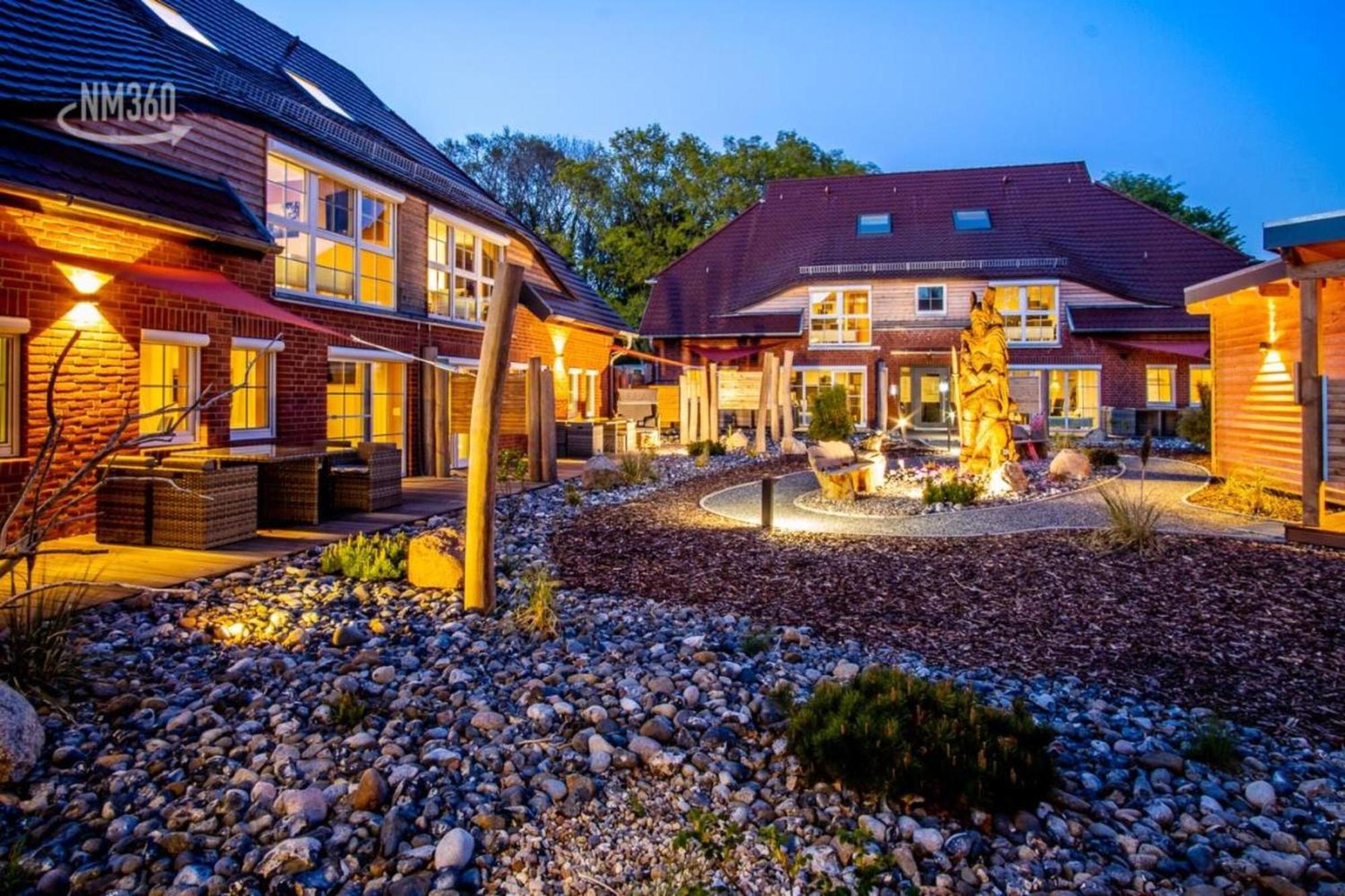Traumhaftes Appartement Mit Balkon - Odins Blick Wohnung 6 - Mit Privatstrand, Sauna Lobbe Bagian luar foto