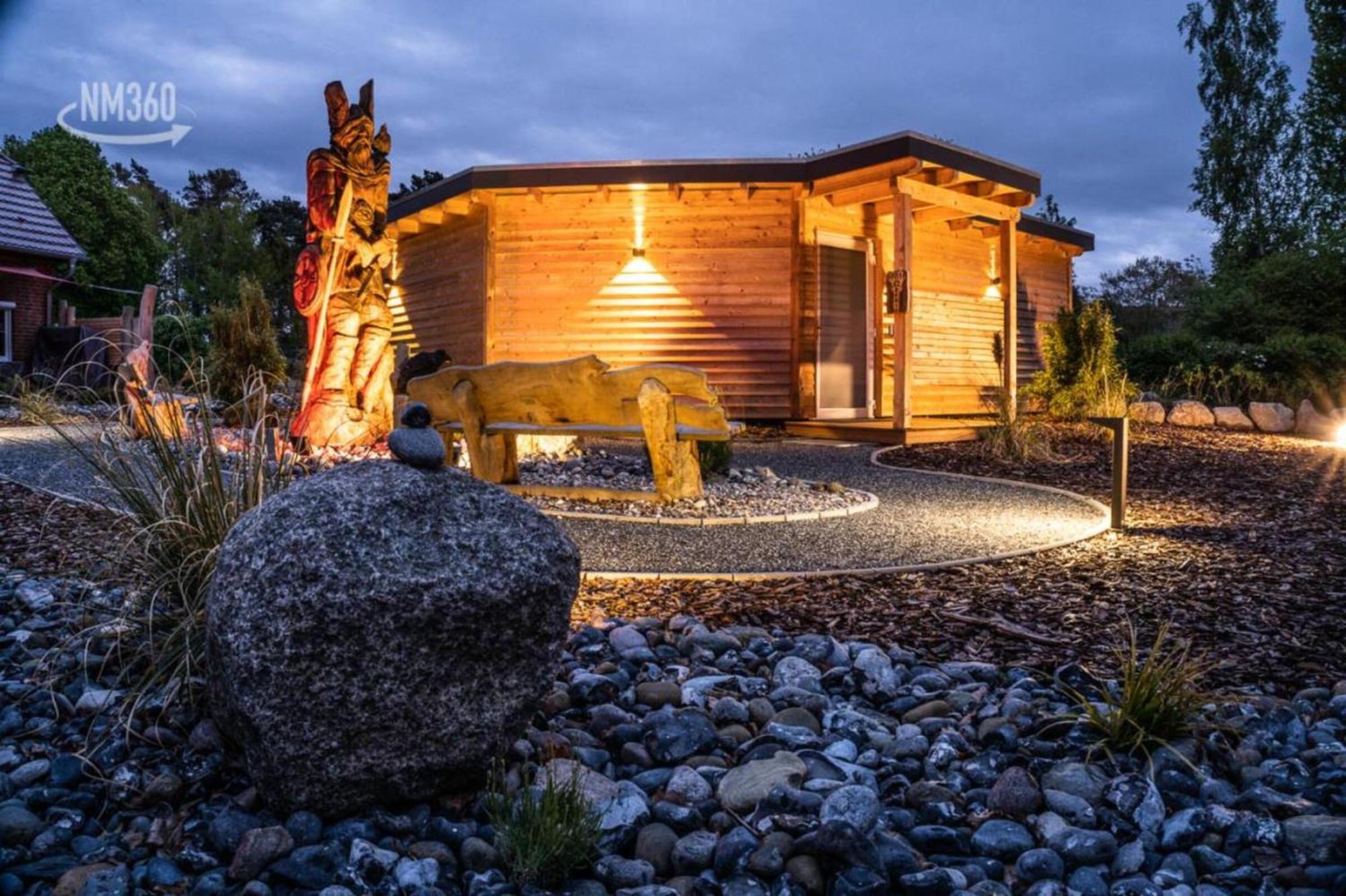 Traumhaftes Appartement Mit Balkon - Odins Blick Wohnung 6 - Mit Privatstrand, Sauna Lobbe Bagian luar foto