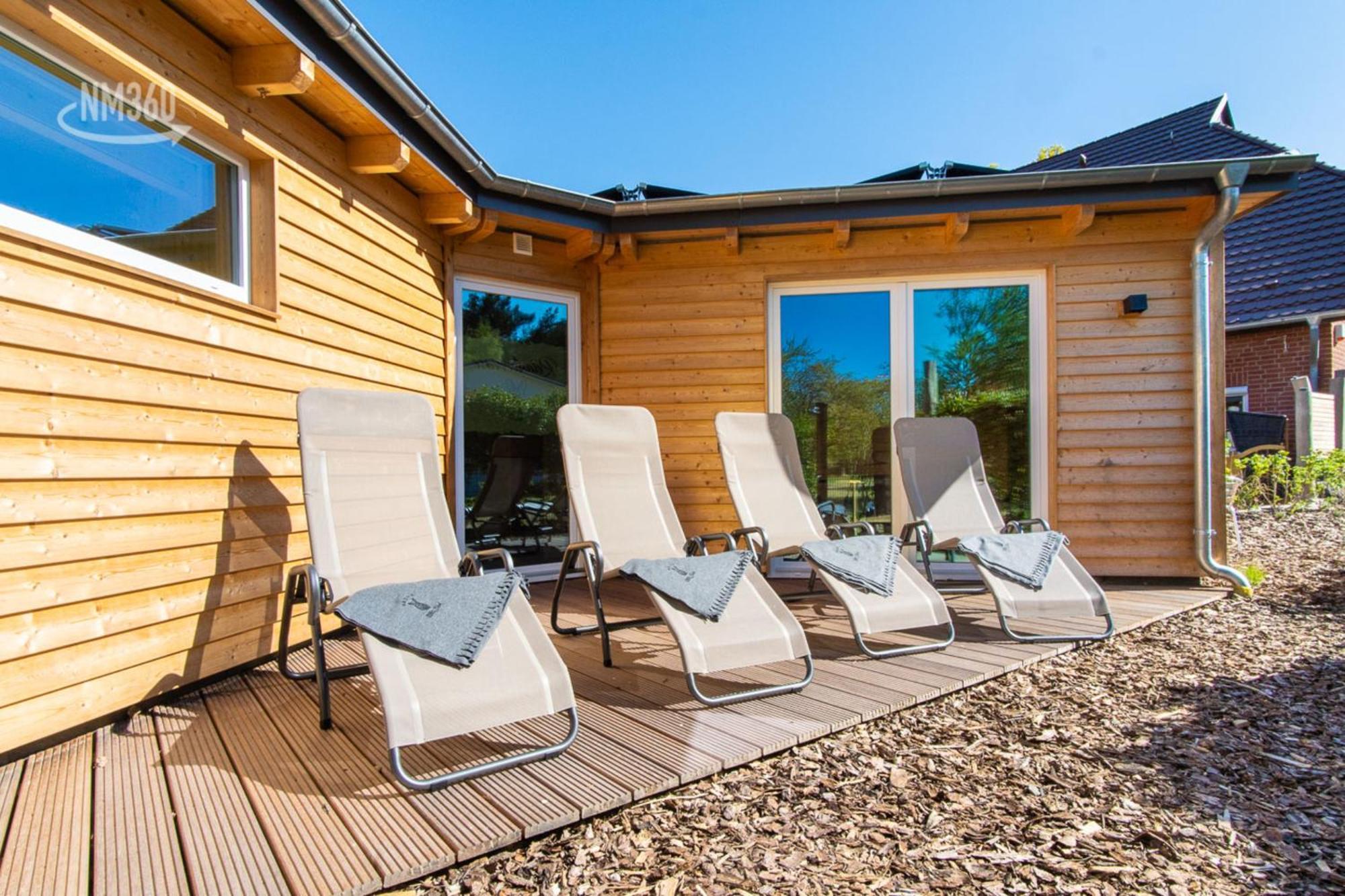 Traumhaftes Appartement Mit Balkon - Odins Blick Wohnung 6 - Mit Privatstrand, Sauna Lobbe Bagian luar foto