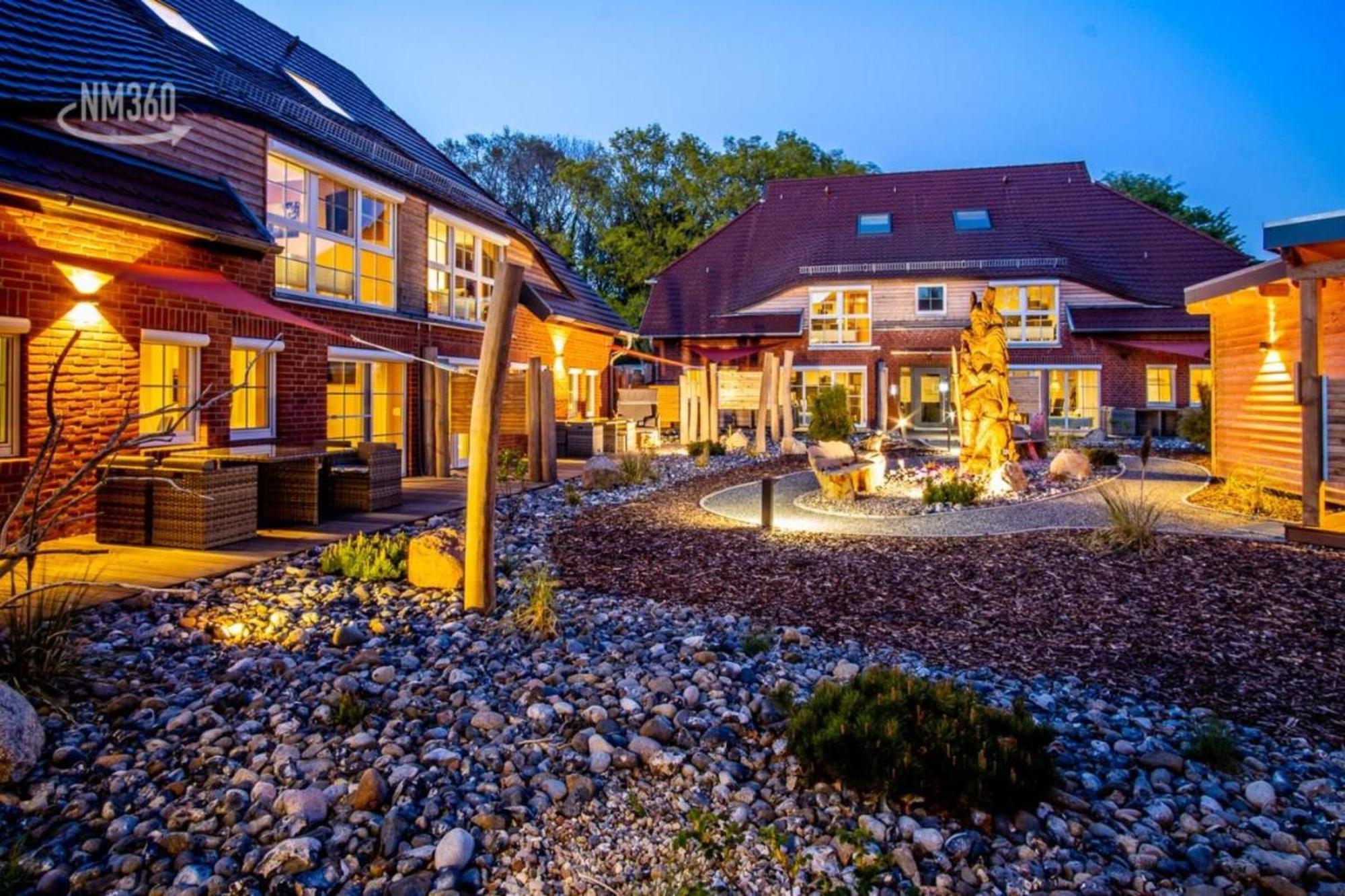 Traumhaftes Appartement Mit Balkon - Odins Blick Wohnung 6 - Mit Privatstrand, Sauna Lobbe Bagian luar foto